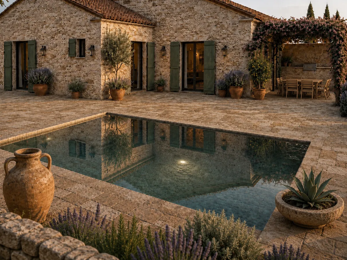 Villa Vartal – prizemnica s bazenom, prva faza, Resort Tuone Udaina kraj Šibenika